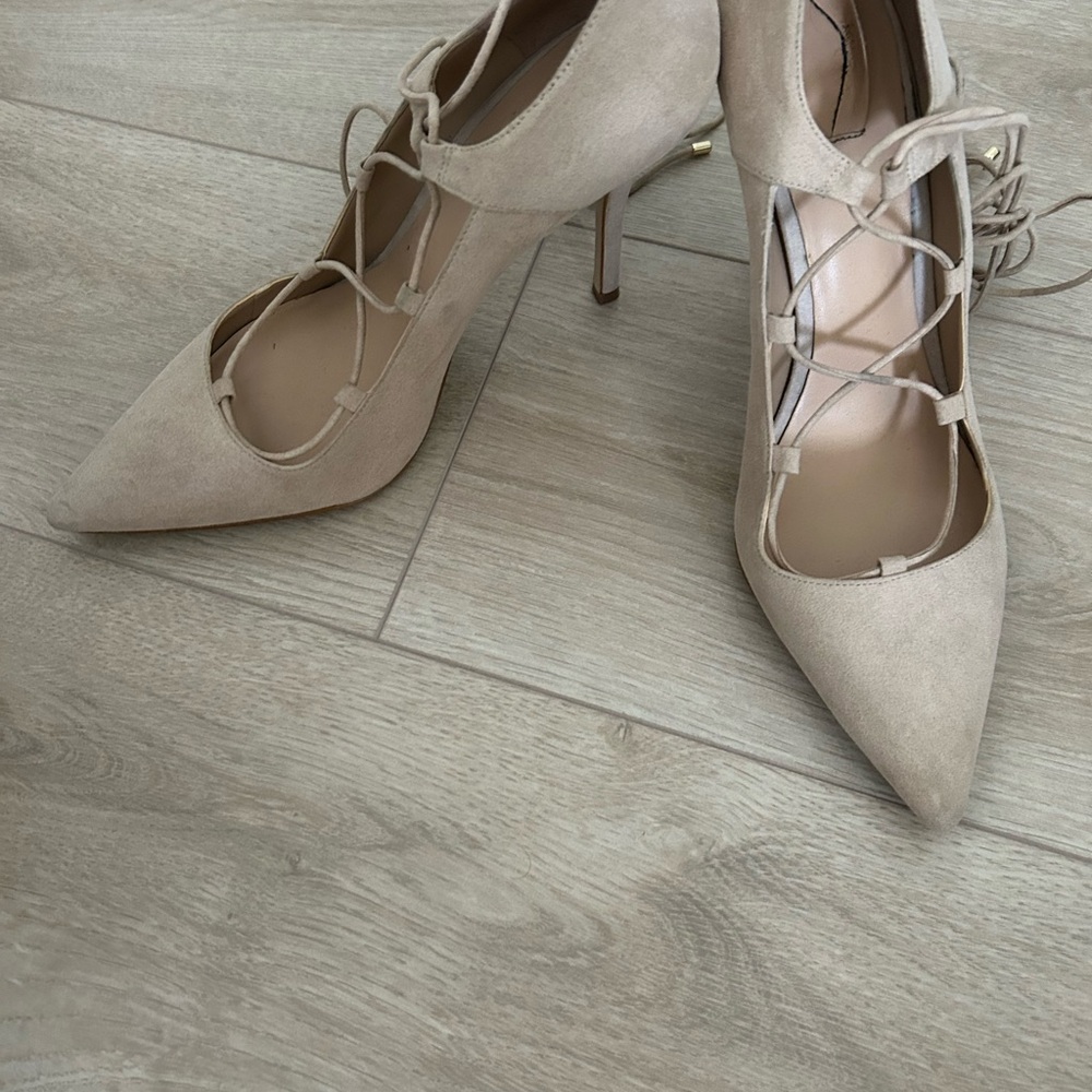 ALDO Beige Size Lace up Women’s Heels